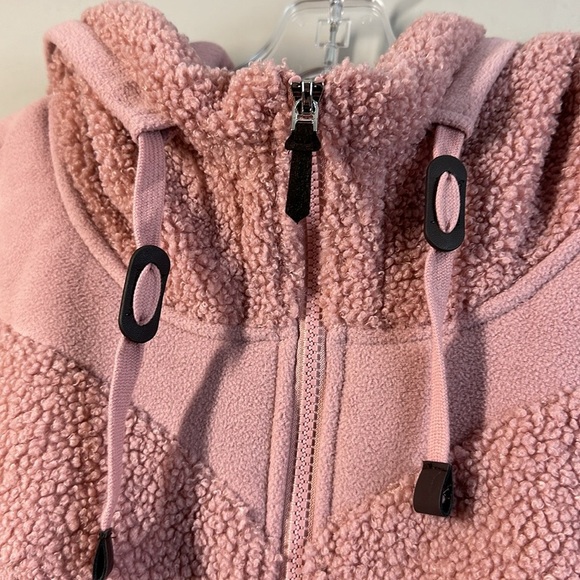 Kookaburra By Ugg Hood Cropped Sherpa Bomber Jacket Size XL - Picture 9 of 16